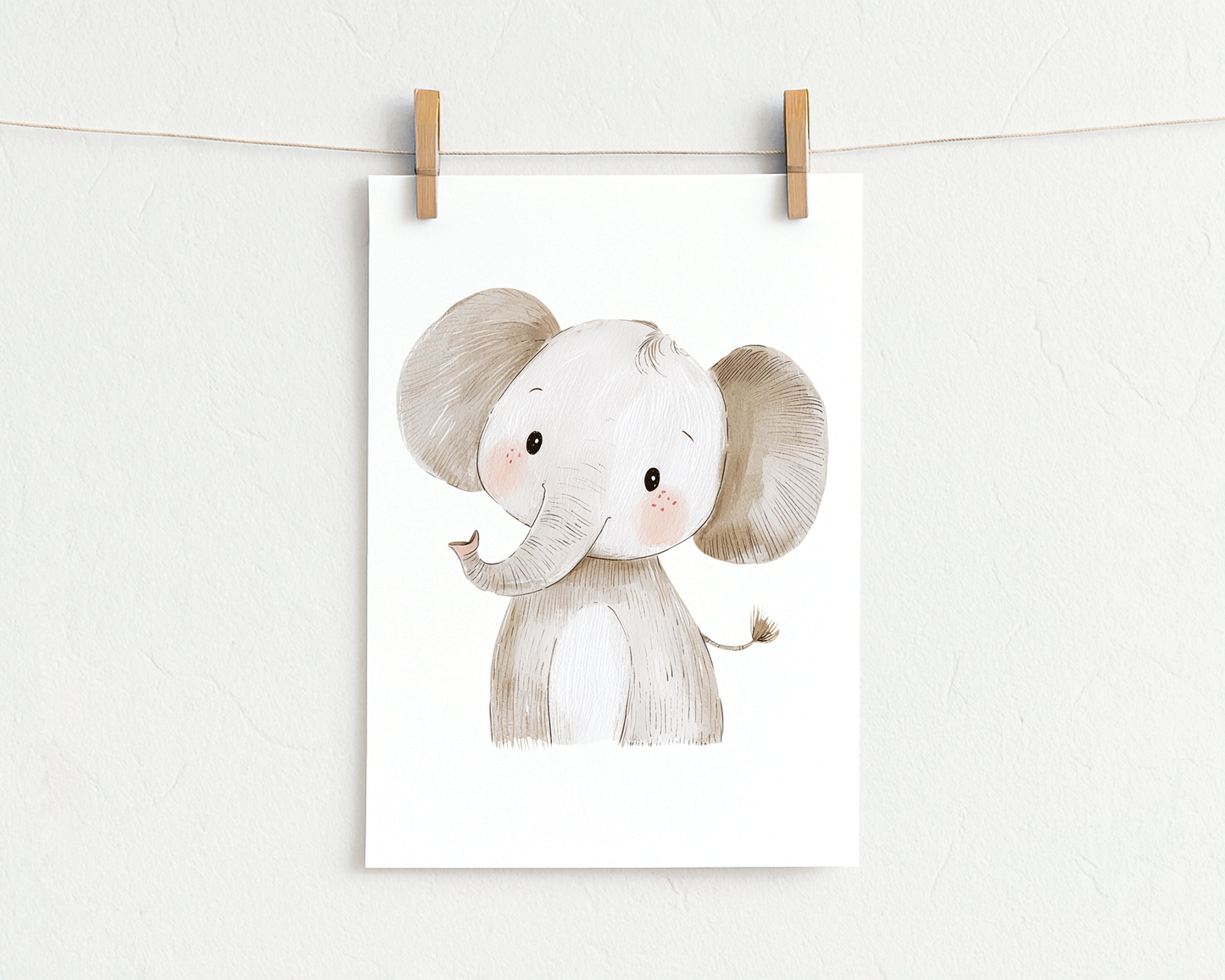 Bügelbild "Elefant"