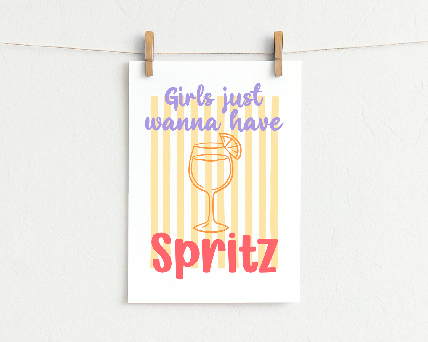 Bügelbild "Girls just wanna have Spritz"