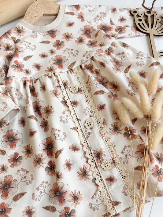 Kleid mit Knopfleiste Gr. 74