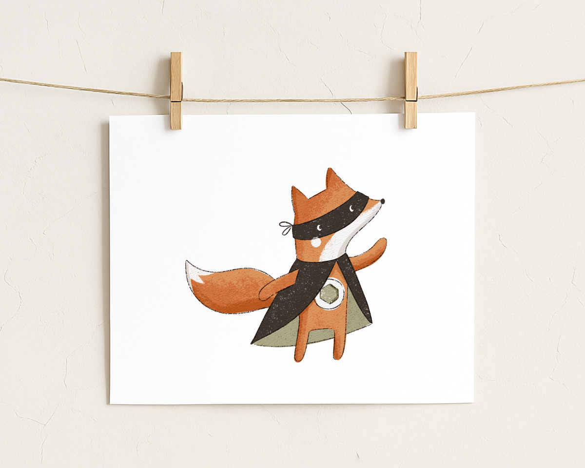 Bügelbild "Superfuchs"