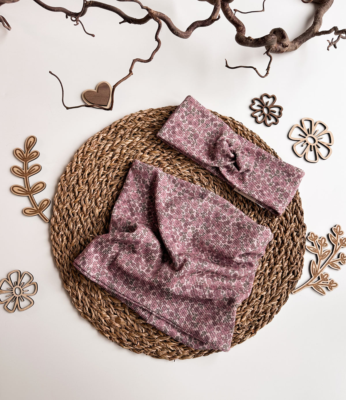 Loop kleine Blümchen mauve Gr. 1-3 Jahre