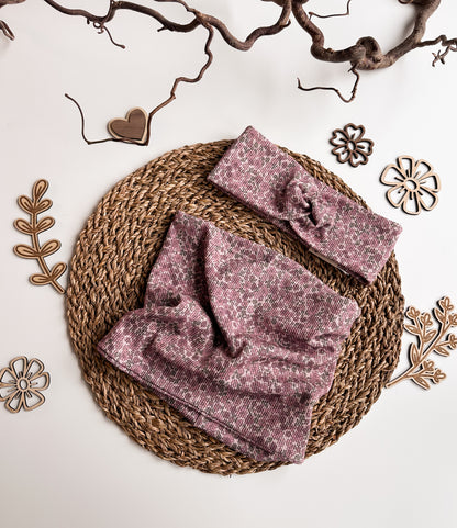 Loop kleine Blümchen mauve Gr. 1-3 Jahre