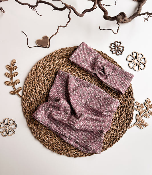 Loop kleine Blümchen mauve Gr. 1-3 Jahre