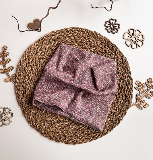 Loop kleine Blümchen mauve Gr. 1-3 Jahre