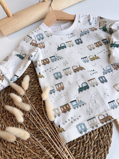 Set Latzhose & Langarmshirt Gr. 80/86