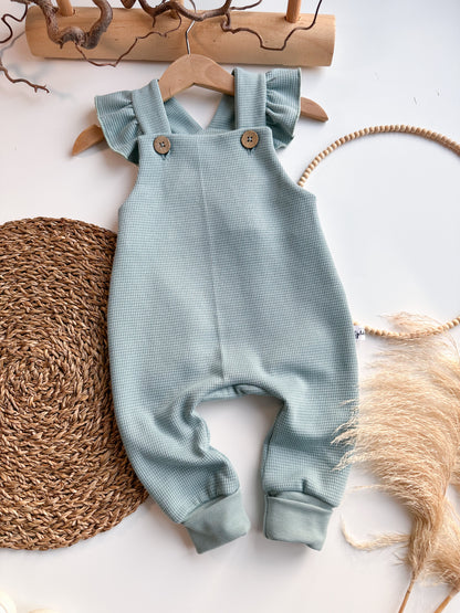 Vorbestellung Latzhose lang Rüschenträger