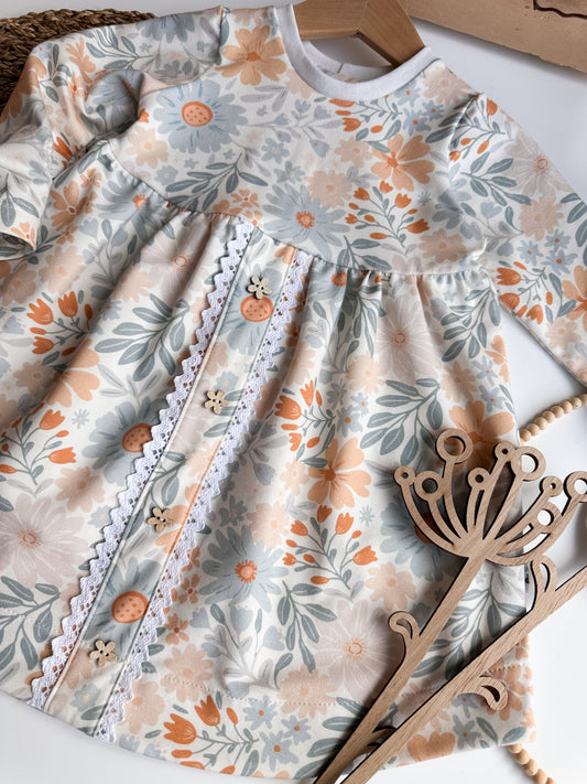 Kleid mit Knopfleiste Gr. 80