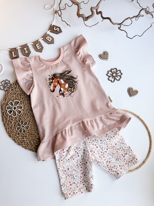 Set Cutie Shirt mit Radler Gr. 110