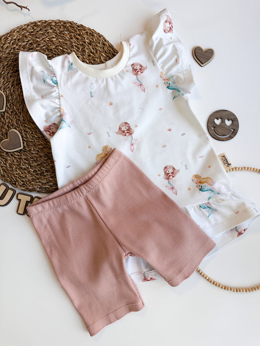 Set Cutie Shirt mit Radler Gr. 110