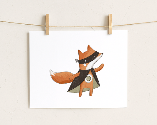 Bügelbild "Superfuchs"